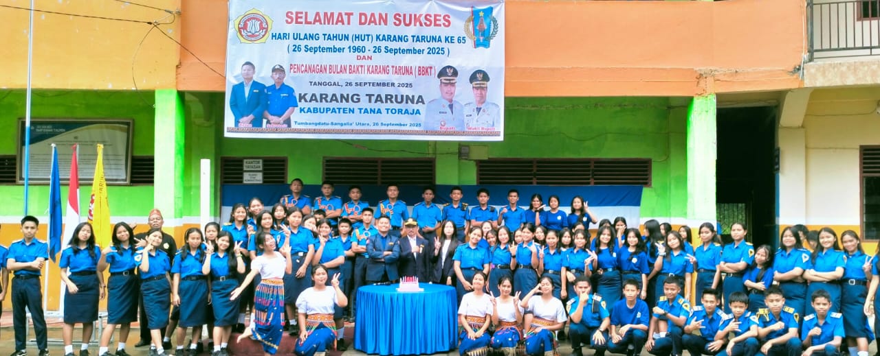 Ketua Karang Taruna Tana Toraja Hadiri HUT ke-65, Dorong Pembentukan Kepengurusan di Semua Lembang dan Kelurahan